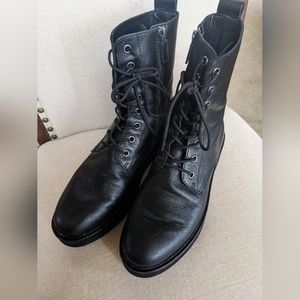 Combat or motorcycle boots